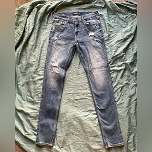 Hollister Men's Light Blue Skinny Jeans